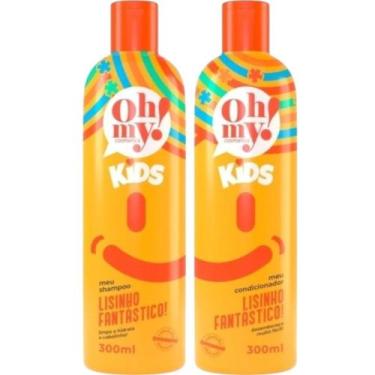 Imagem de Kit Kids Lisinho Fantástico! 1 Shampoo 1 Condicionador 300ml Oh My! - 