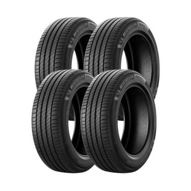 Imagem de Jogo 4 Pneus Michelin Aro 17 Primacy 4+ 215/50R17 95W, 5 anos Contra D