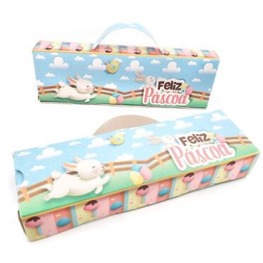 Imagem de 10 Caixas Porta Bis Com Alça - Especial Páscoa - Dona Maria Caixinha