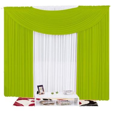 Imagem de Cortina Em Malha Com Bando 3,00 M X 2,50 M - Cores Diversas - Campari,