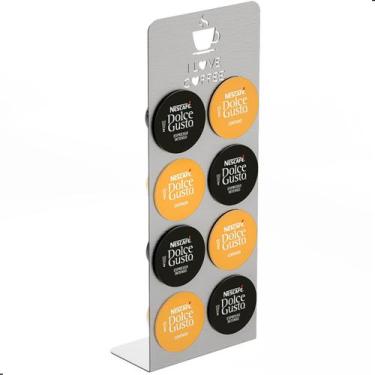 Imagem de Porta Cápsulas de Café Para 8 Cápsulas Inox Escovado UN - Unidas Store