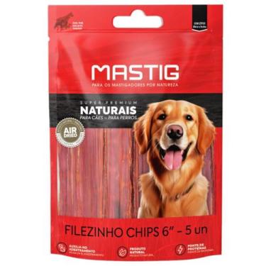 Imagem de Petisco Filezinho Mastig Chips 6" - 5 Unidades