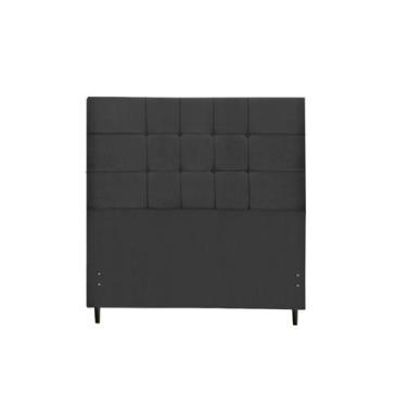 Imagem de Cabeceira New Maveric  Estofada Com Botão de Tecido para Cama Box Solt