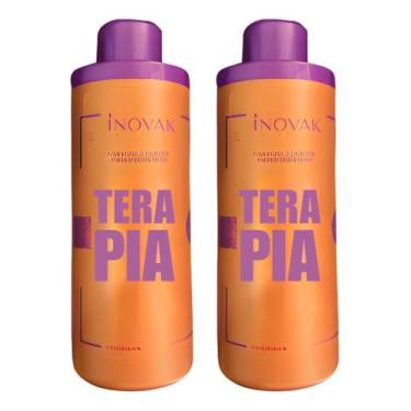 Imagem de Kit 2 Progressiva Fio Sem Formol Terapia Alisamento  1l - INOVAK