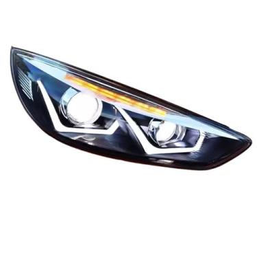 Imagem de Estilo de carro compatível com farol de foco 2015-2017 lâmpada de cabeça LED H7 D2H opção hid anjo olho bi xenon acessórios de feixe(Headlight LED)