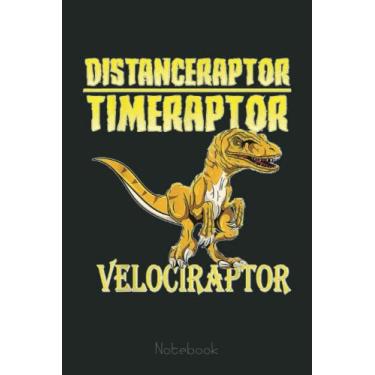 Imagem de Math Geek Velociraptor Equation v2 Graph Notebook: Graph Paper Notebook, Grid Paper for Math and Science Students, Quad Ruled 4x4 (110 Pages, 6x9)