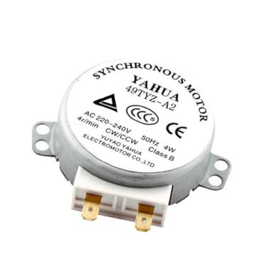 Imagem de IEUDNS O forno de micro-ondas parte o motor síncrono de micro-ondas 49tyza2 acessórios portáteis da peça de reposição da cozinha 220-240v motor da plataforma