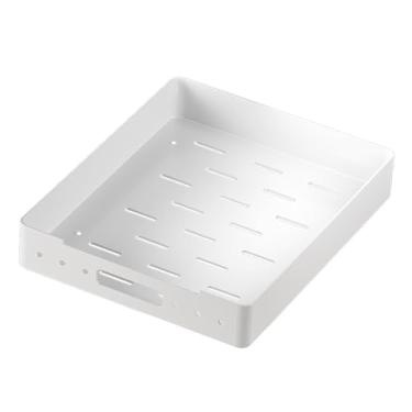 Imagem de Fenteer Prateleira de armazenamento com gaveta deslizante extensível, organizador de gabinete removível para produtos de limpeza, 43x30cm