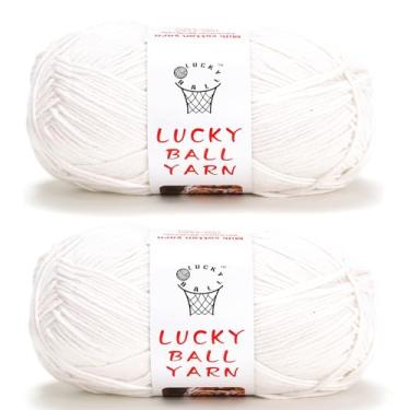 Imagem de 2 fios de algodão leite, fio para crochê, fio amigurumi, fio de crochê para crochê, fio de algodão, fio macio para suéter, chapéu, meias, cobertores de bebê (branco)