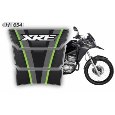 Imagem de Adesivo Protetor De Tanque Moto XRE 300 Rally Adventure Verde H654 - R