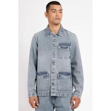 Imagem de Jaqueta Aramis Jeans Vintage Dirty Azul Médio-Masculino