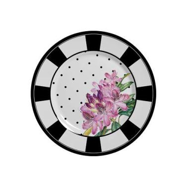 Imagem de Conjunto com 6 pratos sobremesa azalea plus - Alleanza Cerâmica