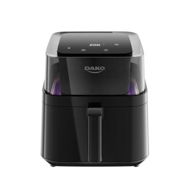 Imagem de Fritadeira Air Fryer Dako Digital com 6 Litros e Visor 360 4 em 1 220V