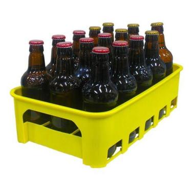 Imagem de Caixa Engradado Garrafeira Cerveja 300ml P/15 Garrafas (não inclusas) 