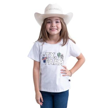 Imagem de CAMISETA FEMININA JUVENIL TEXAS FARM - CTF011 - BRANCO-Masculino