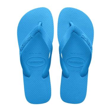 Imagem de Chinelo Havaianas Original Verão Logo Turquesa Sandalia-Unissex