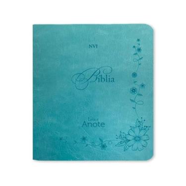 Imagem de Bíblia Nvi - Leia E Anote - Luxo - Azul