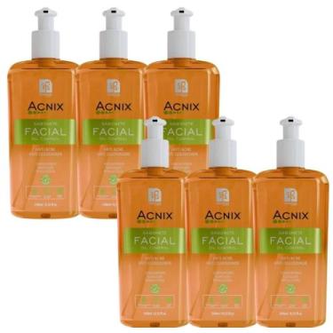 Imagem de SABONETE FACIAL ANTI ACNE ACNIX 240ml NATUFLORES 6un