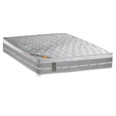 Imagem de Colchão Queen Espuma Viscoelástico Visco Gel Molas Ensacadas Pocket Premium Euro Pillow (158x198x32) - Castor