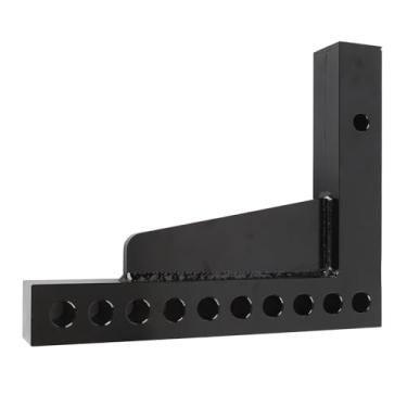 Imagem de Distribuição do Peso Pesado Hitch Hitch Receiver de 2 Polegadas Queda de 7 Polegadas, Feita de Aço Sólido, Se Encaixa Em Aberturas de Tubo de Receptor de 2 X 2in Com Furo de 5/8