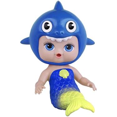 Imagem de Boneca Sereia Acqua Toys Tubarãozinho Banho Água, SUPER TOYS, original