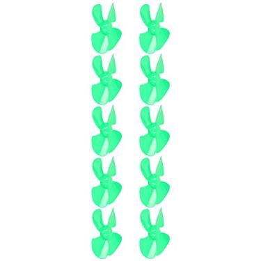 Imagem de Hélice de Plástico de Forte de 40mm para Kit de Modelo de Barco para Construtores de Modelos DIY Brinquedos Branco/amarelo (Verde)