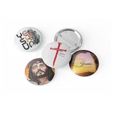 Imagem de kit com 4 Botons Broche Alfinete - Coleção Motivacional - Button, Pin