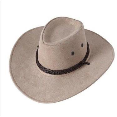 Imagem de Chapéu country cowboy australiano camurça qualidade premium - oem, Ter