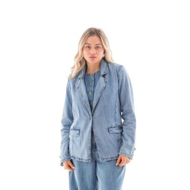 Imagem de Blazer Jeans Feminino Premium Denim