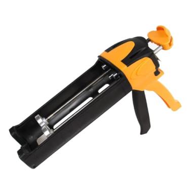 Imagem de Pistola de calafetagem, pistola epóxi de componente duplo, pistola de calafetagem manual de cartucho duplo, pistola de calafetagem selante de silicone sem esforço para 200 ml/199.6 ml, proporção de