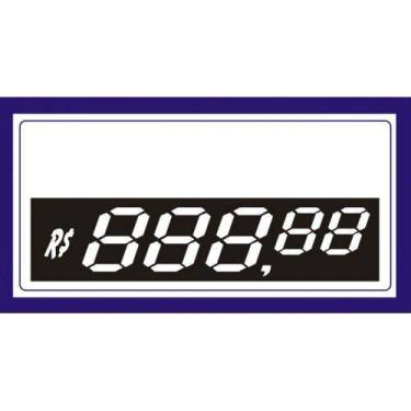 Imagem de Etiquetas Personalizadas de PVC  70 Mm X 37 Mm Com 50 Unidades 5 Digit