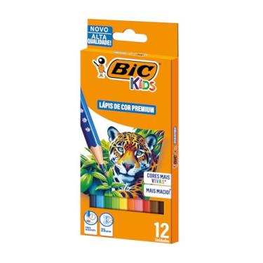 Imagem de BIC, Lápis de Cor Premium, BIC KIDs, 12 cores