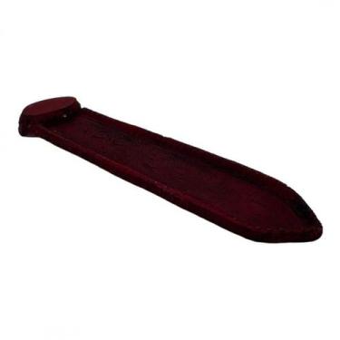 Imagem de Incensário Régua 23 cm Universal Vermelho e Preto Resina - Lua Mística