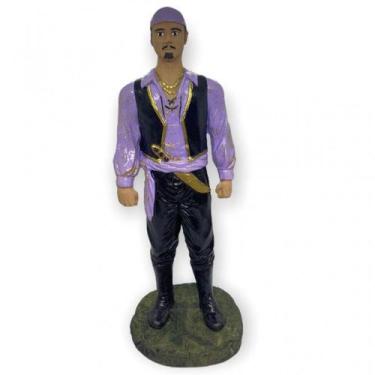 Imagem de Escultura Cigano Lilas 25 cm em  Resina - Lua Mística - 100% Original 