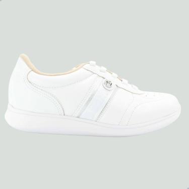 Imagem de Tênis Casual Modare Branco/Prata