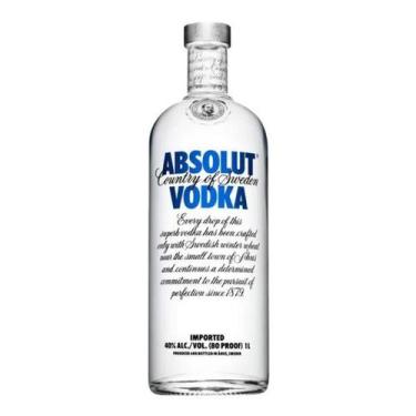 Imagem de Vodka Absolut Natural 1l Produto Original, Original, 1L