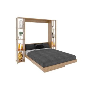 Imagem de Cama Dobrável CM8040 Amêndoa - Tecno Mobili