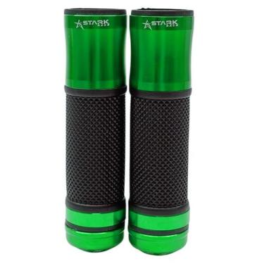 Imagem de Manopla Luva Punho Stark Race Apolo Universal Motocicleta, Verde