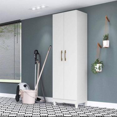 Imagem de Armário Multiuso Ambiente New Iris Branco Brilho - Moval