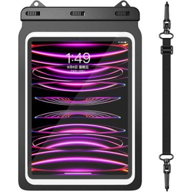 Imagem de Ynaize Capa impermeável universal para iPad 11 polegadas A16 iPad Pro 12,9 polegadas 6/5/4/3 iPad Pro 10,5/9,7 iPad Air 5/4/3 11,9 polegadas 2022/2020, Galaxy Tab S10+ S8/S7/A9, tablet Android até