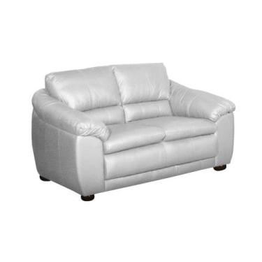 Imagem de Sofá 02 Lugares 1,60 m Couro Veneza Branco - Arte Sala, Branco, 28 Kg