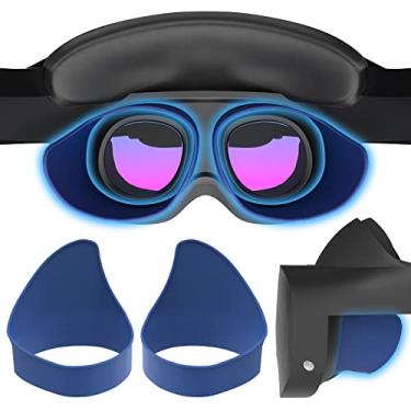 Imagem de Light Blocker Compatible for Meta Quest Pro, Lens Hood, Shading Cover with Meta Quest Pro.(Blue)