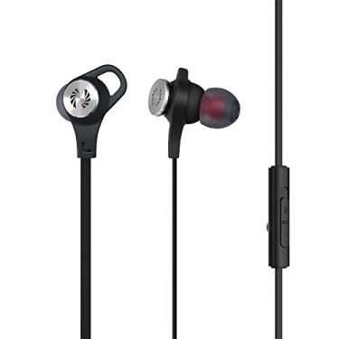 Imagem de Phiaton C530S Fones de ouvido intra-auriculares estéreos fones de ouvido com fio com microfone e controlador, graves extras, preto
