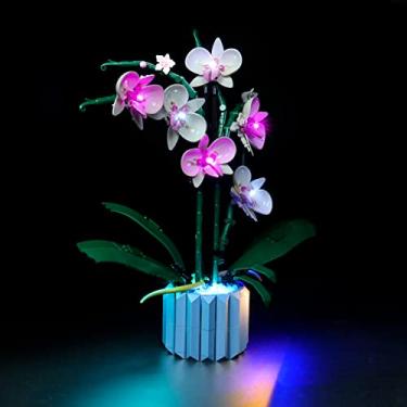 Imagem de LED Light Kit for Lego Orchid 10311 Plant Decor Building Set; Decoration Lights Build a Succulents Display Piece for The Home or Office ( Lights Only, No Lego Models)