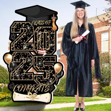 Imagem de Placas de formatura do pátio de formatura 2025 Classe extra grande de 