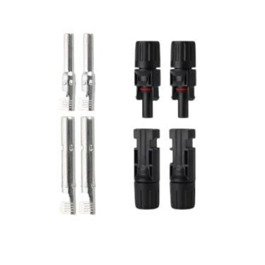 Imagem de 02 pares conectores engates plug painel solar pv/mc ip67 mc4 - CJFIX