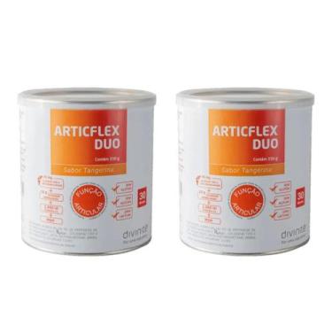 Imagem de Kit C2  Articflex DUO Tangerina Colágeno 330g - Divinitè - Nutracosmet
