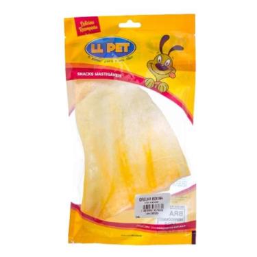 Imagem de Brinquedo mordedor petisco para cães orelha natural bovina llpet unida