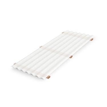 Imagem de Telha Translucida Colonial Compatível Pvc 230x86cm Lux Telhas Incolor