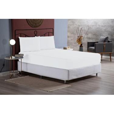 Imagem de Lençol Com Elástico King Size 100% Algodão 200 Fios Macio 3p - Toda Su